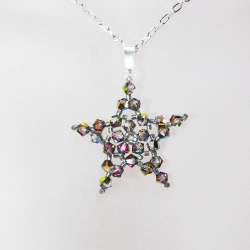 Pendant 40cm - Pavo-Silver Chain - Pendant 40cm - Laiton argenté